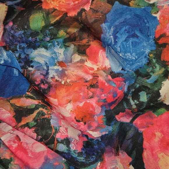 Express Women's Floral Print Pleated Mini Skirt Size XS - Picture 4 of 7